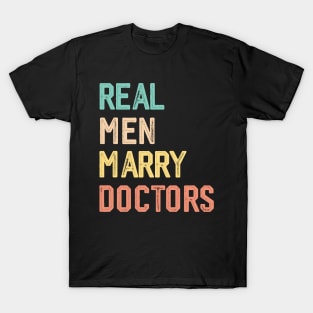 Vintage Husband Married doctors Husband Engagement doctors T-Shirt